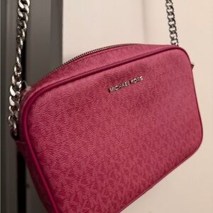 Michael Kors Fuchsia Crossbody Bag